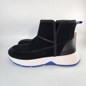 Nurture Rainier Black Suede High Top Cold Weather Booties Women's Size 9 9.5 NWT